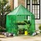 Mini Walk-In Greenhouse with PE Cover 78” x 68” x 75” Portable Garden Plant House